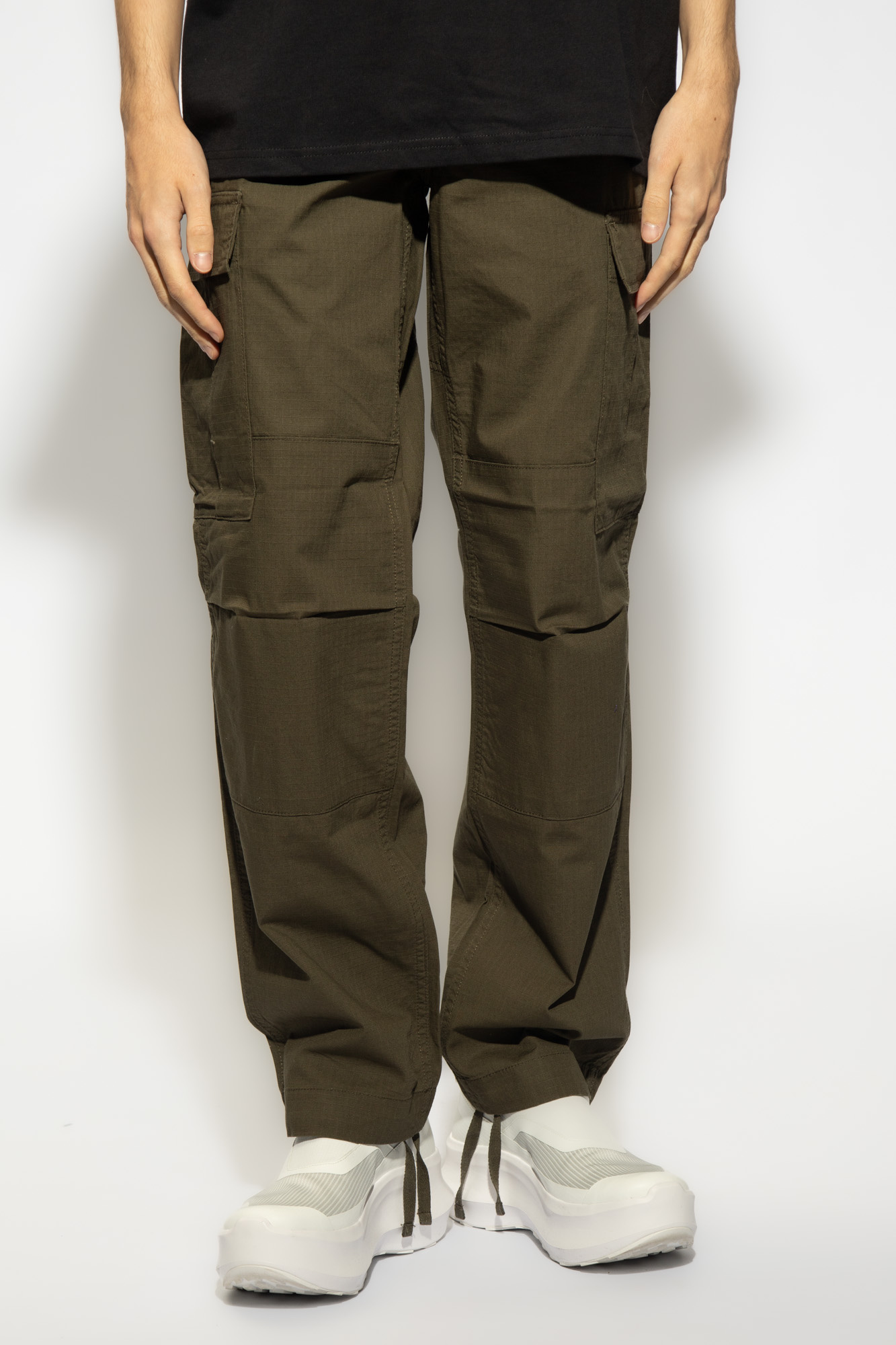 Green Trousers with logo Carhartt WIP - Vitkac Canada